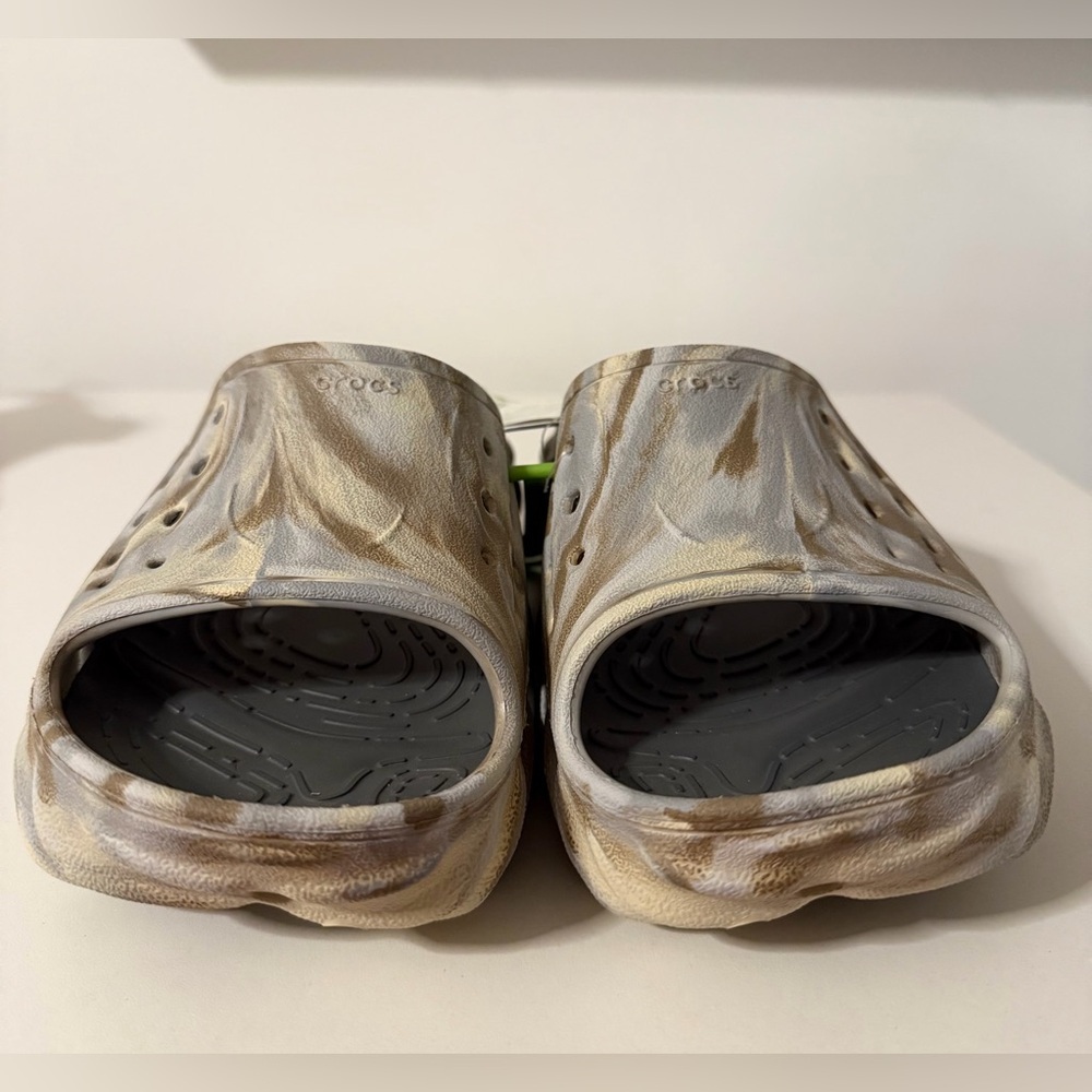 Crocs Size J6 Echo Marbled Slide Slides - Picture 4 of 5